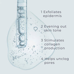 InstaSkincare Glycolic Serum 15% in night routine supports gentle exfoliation for brighter tone.