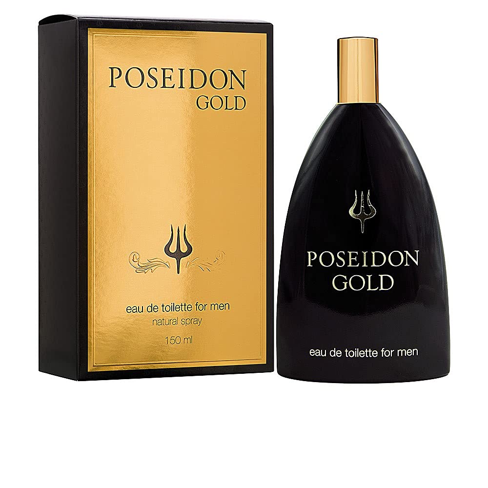 Instituto Español Posseidon Gold EDT bottle for men, ideal for daily wear.