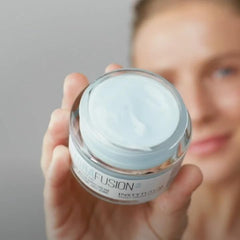 Instytutum HydraFusion applying a dewy glow on the cheek