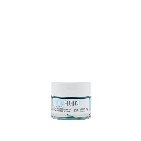 Instytutum HydraFusion packaging close-up highlighting premium hydration