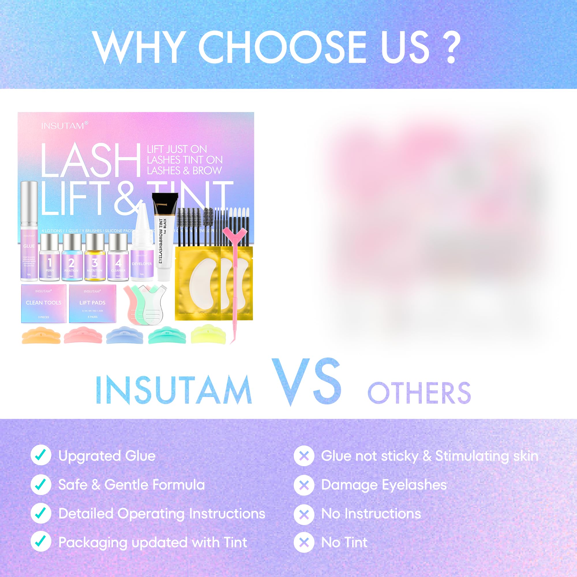 Insutam Lash Lift Kit professional-look results for any occasion