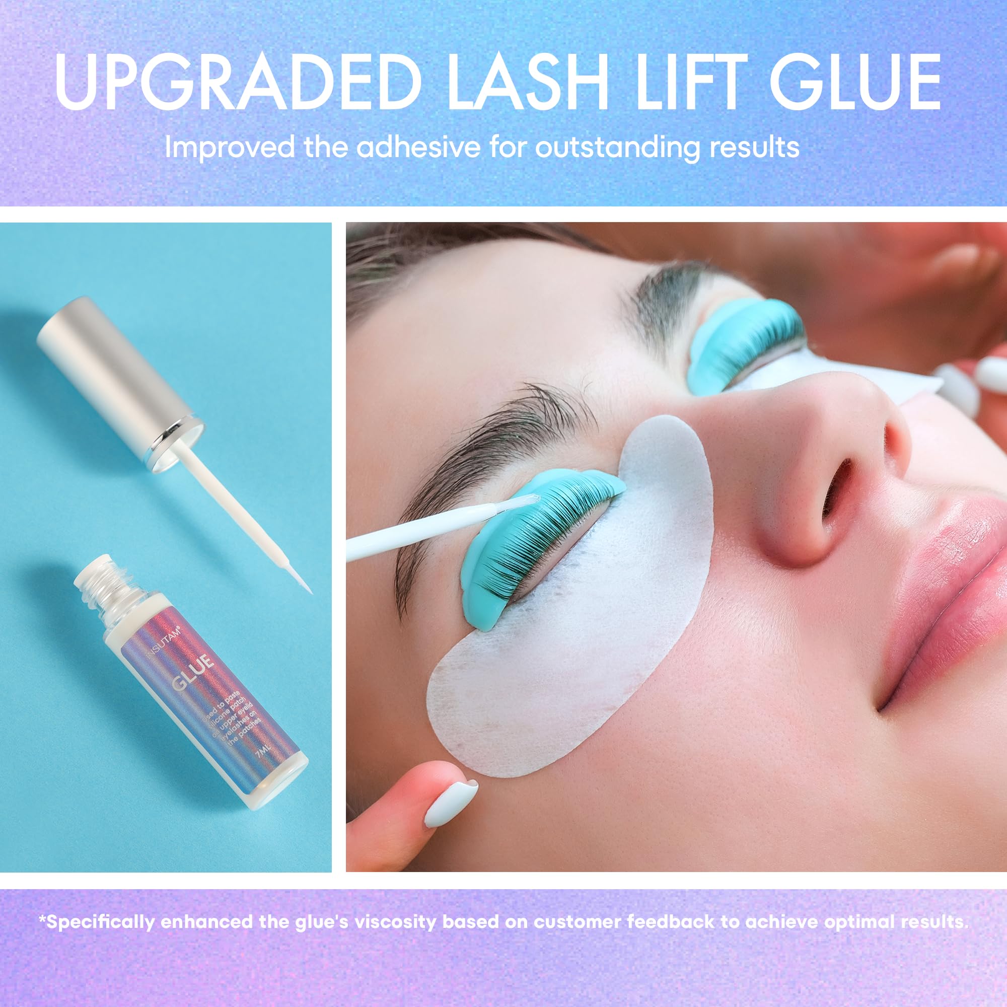 Insutam Lash Lift Kit lash sealing serum to extend curl