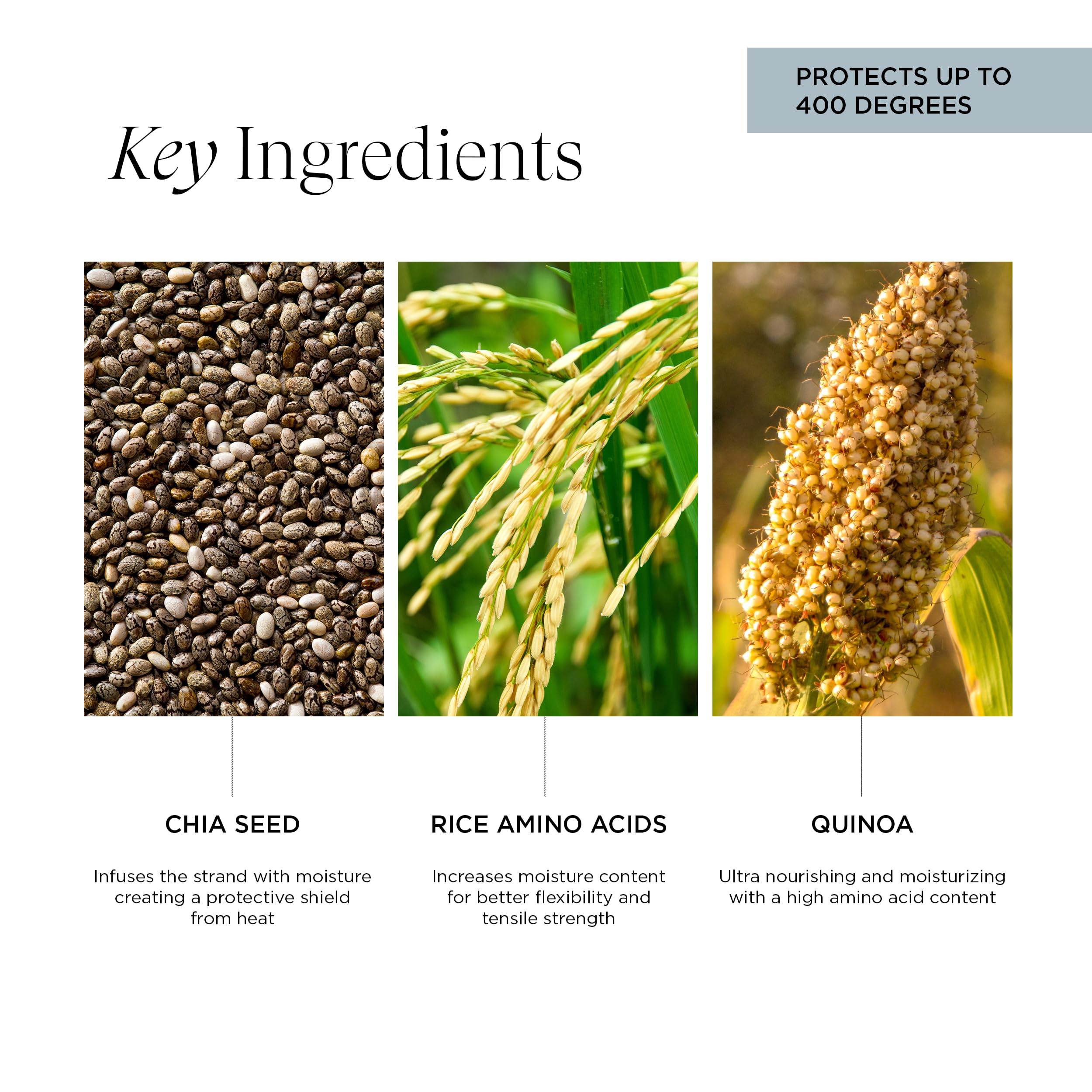 Intelligent Nutrients Good Hair Guardian Thermal Primer smooths and defrizzes for shine.
