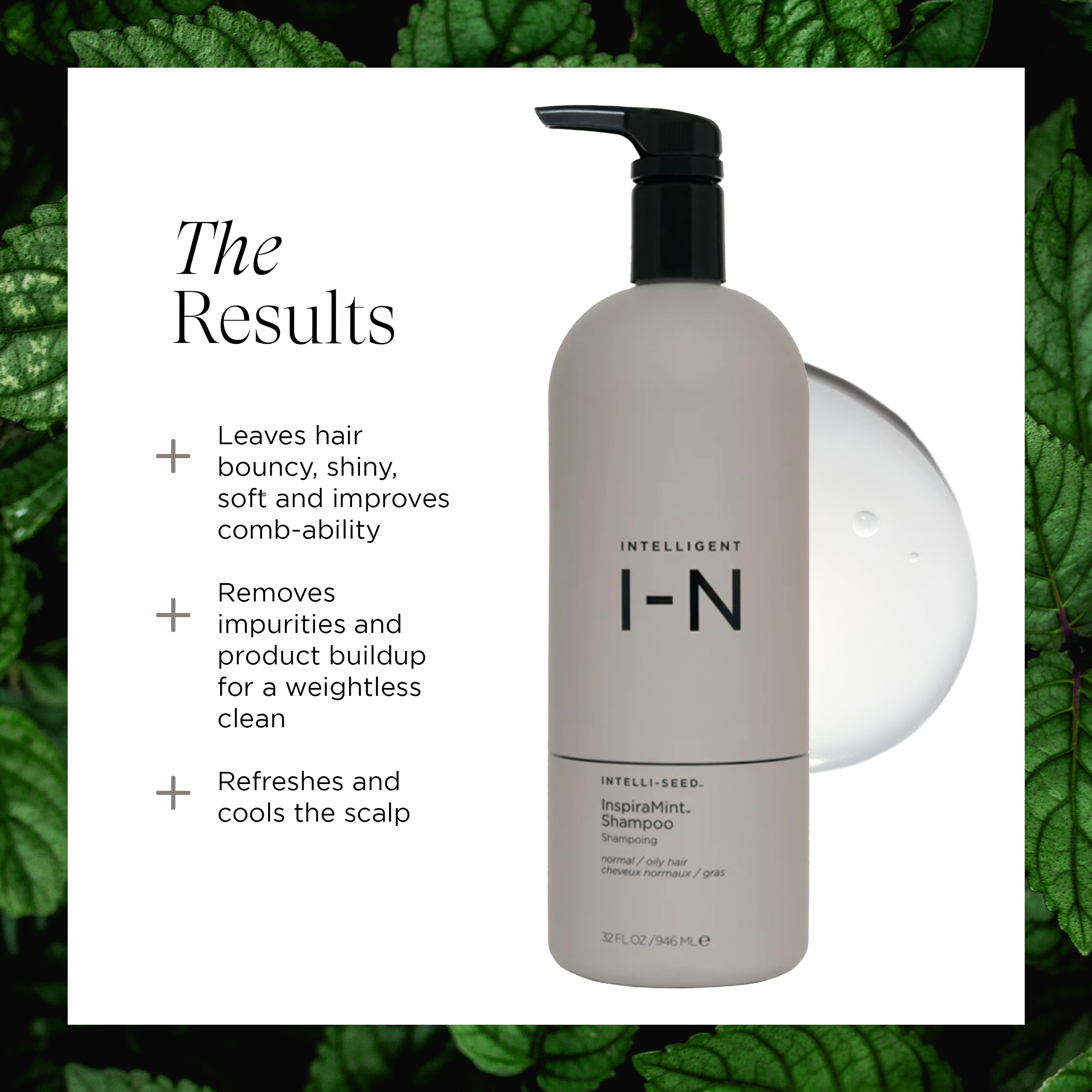 Intelligent Nutrients InspiraMint shampoo ingredients Buriti oil for soft shine