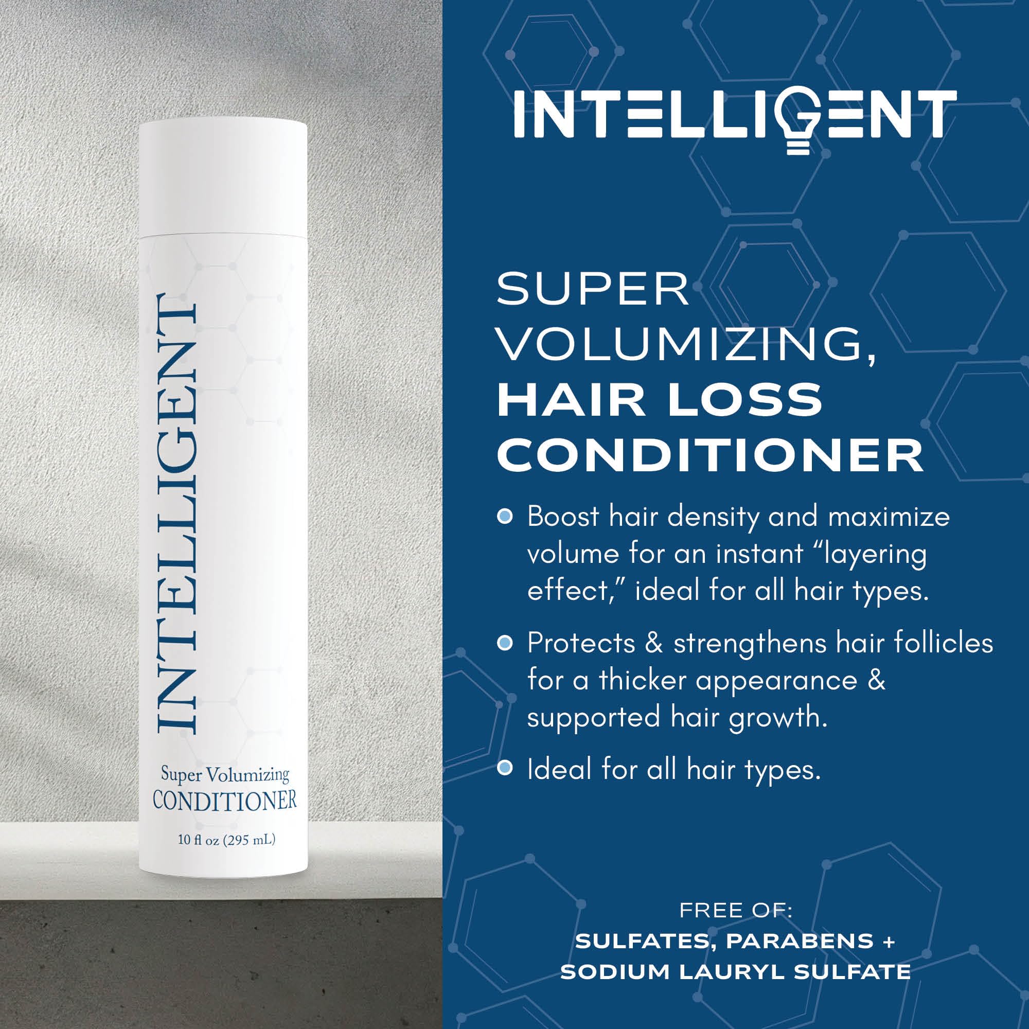 Intelligent Shop argan oil and biotin ingredients for nourishing care.