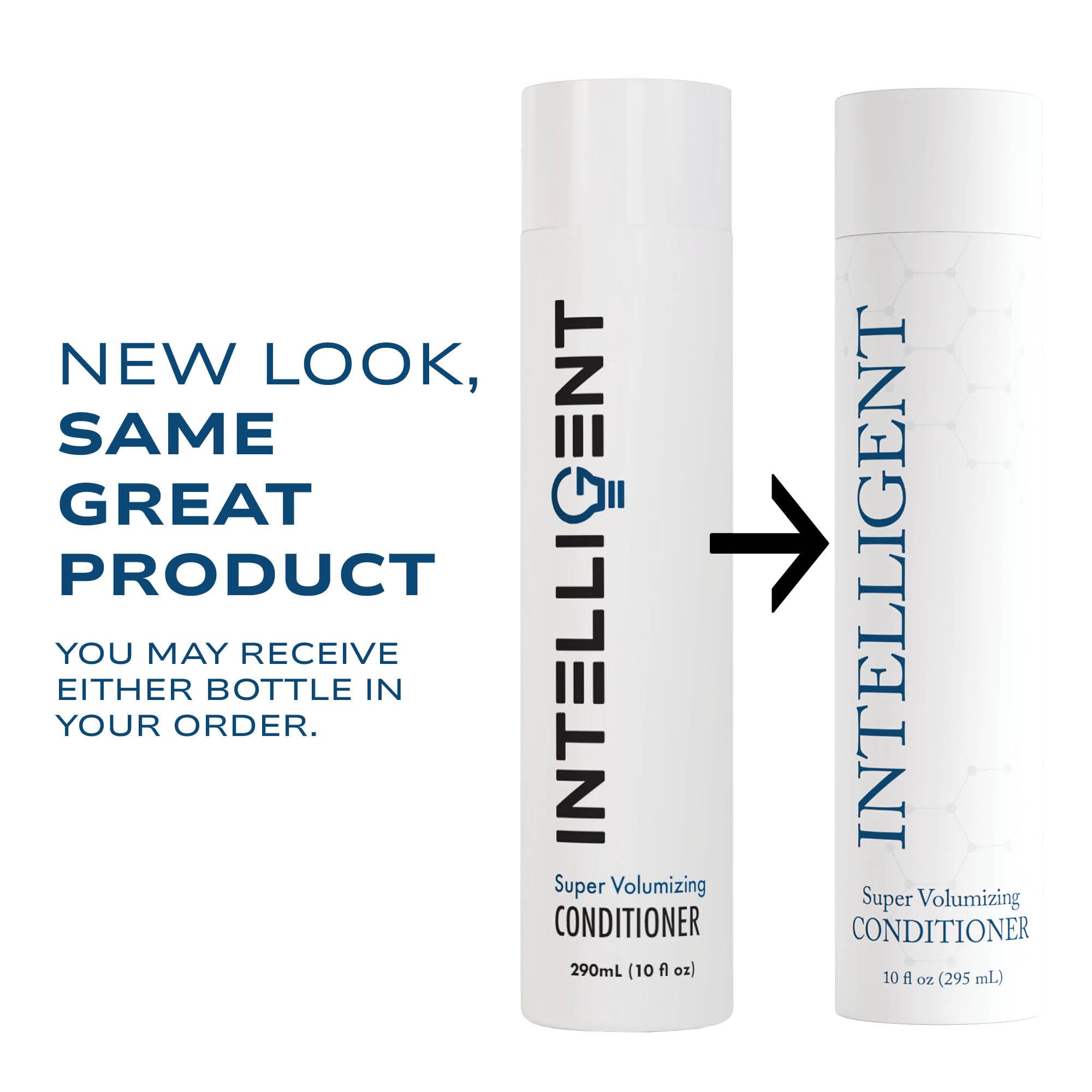 Intelligent Shop hair volume application showing lift and smoothness.