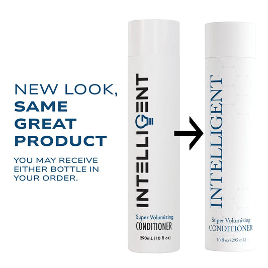 Intelligent Shop hair volume application showing lift and smoothness.