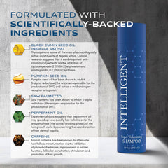 Intelligent Shop Super Volumizing Shampoo scalp-friendly formula conveys gentle cleansing for sensitive scalps.