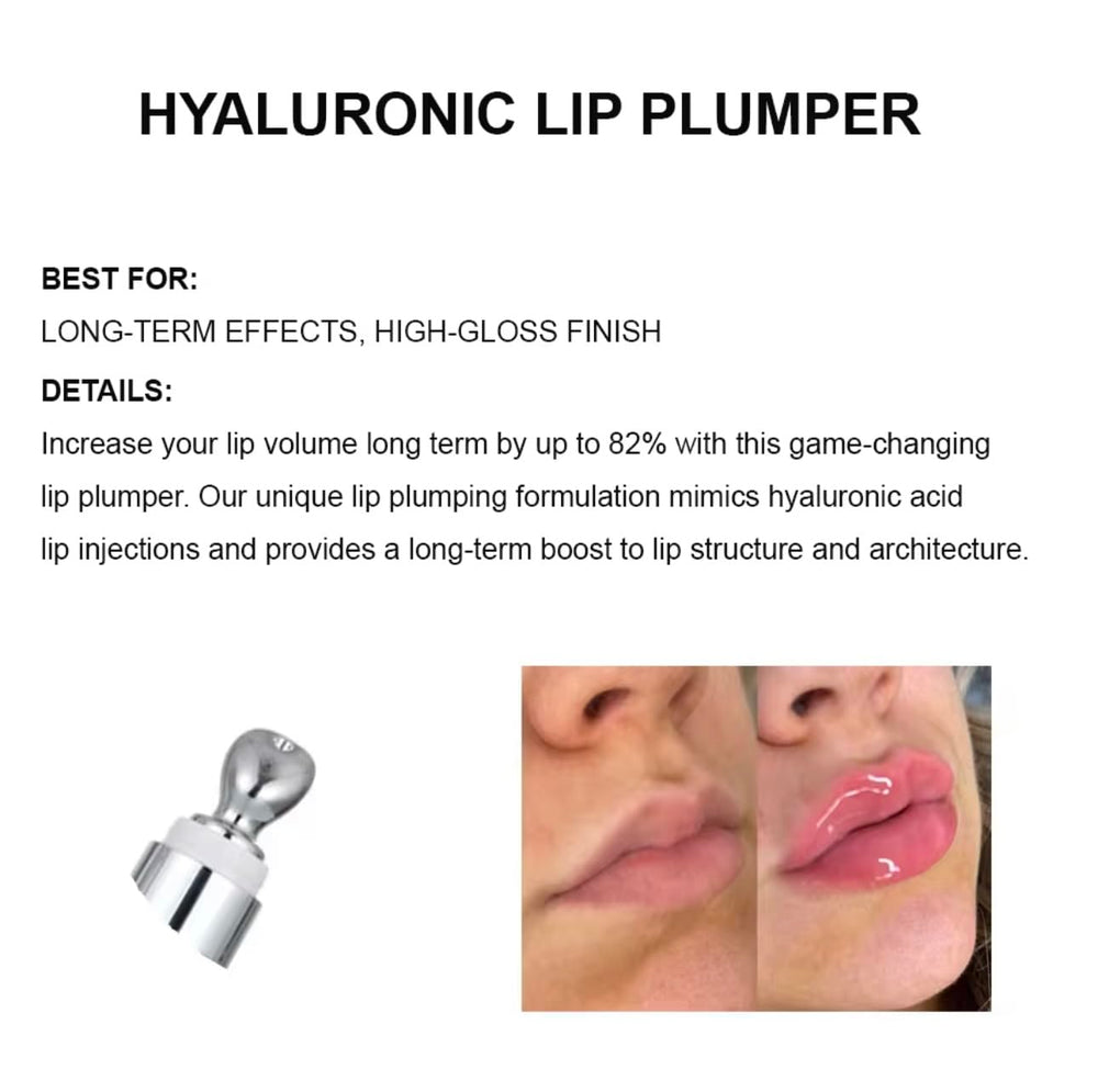 Intense Lip Plumper Gloss crystal-clear swatch showing tint