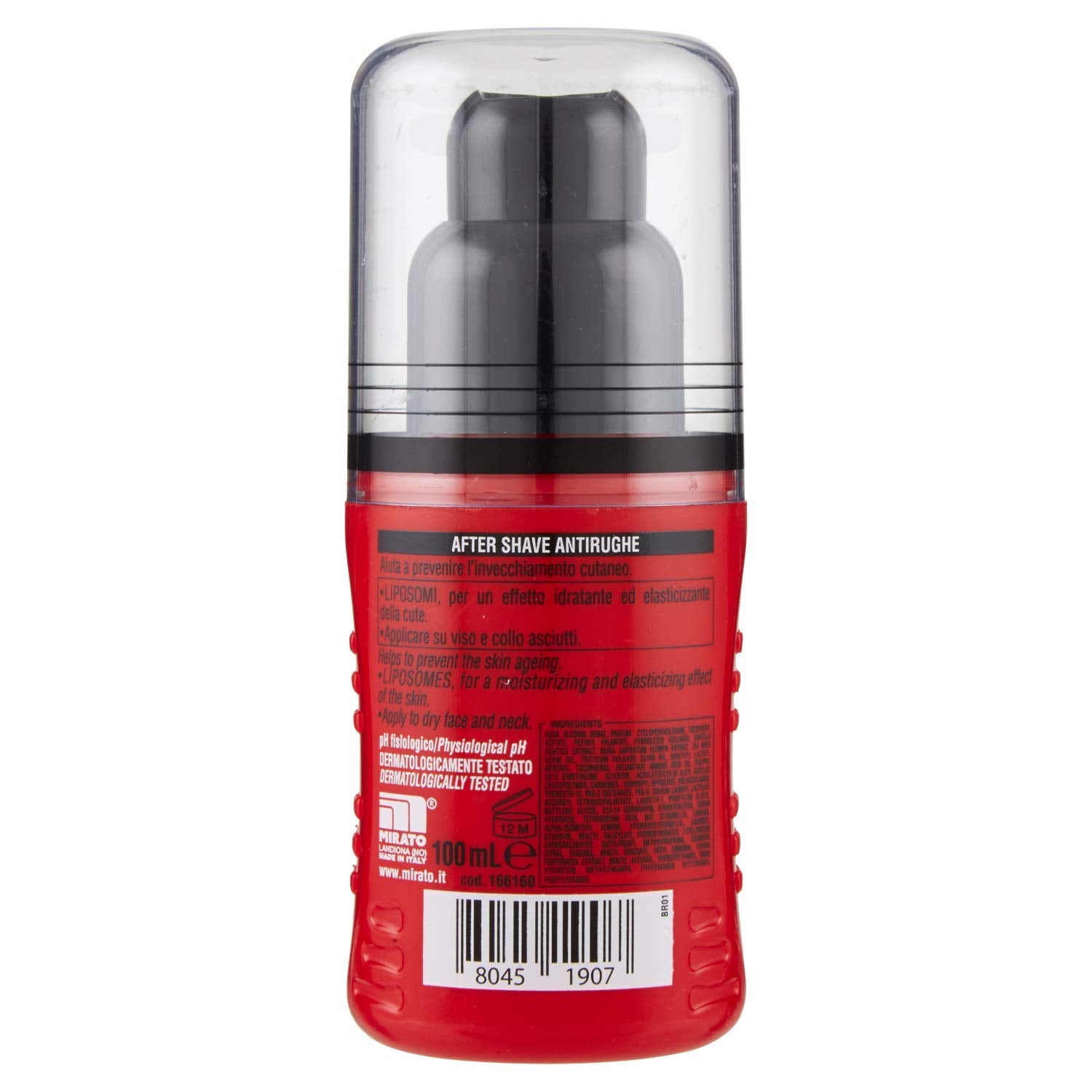 Intesa Pour Homme after shave application shows cooling, fragrant care experience.