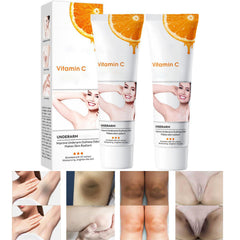 Intimate Lightening Cream armpits application for brighter underarms and even-toned skin.