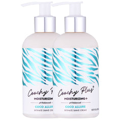 IntiMD Coochy Plus bottle pour promotes a smooth, moisturizing shave.