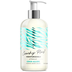 IntiMD Coochy Plus Intimate Shave Cream Coco Allure tube for smoother, softer shave.
