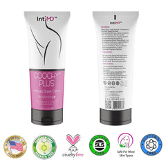 IntiMD COOCHY PLUS 3-pack for comfortable, moisturized shaving across body areas.
