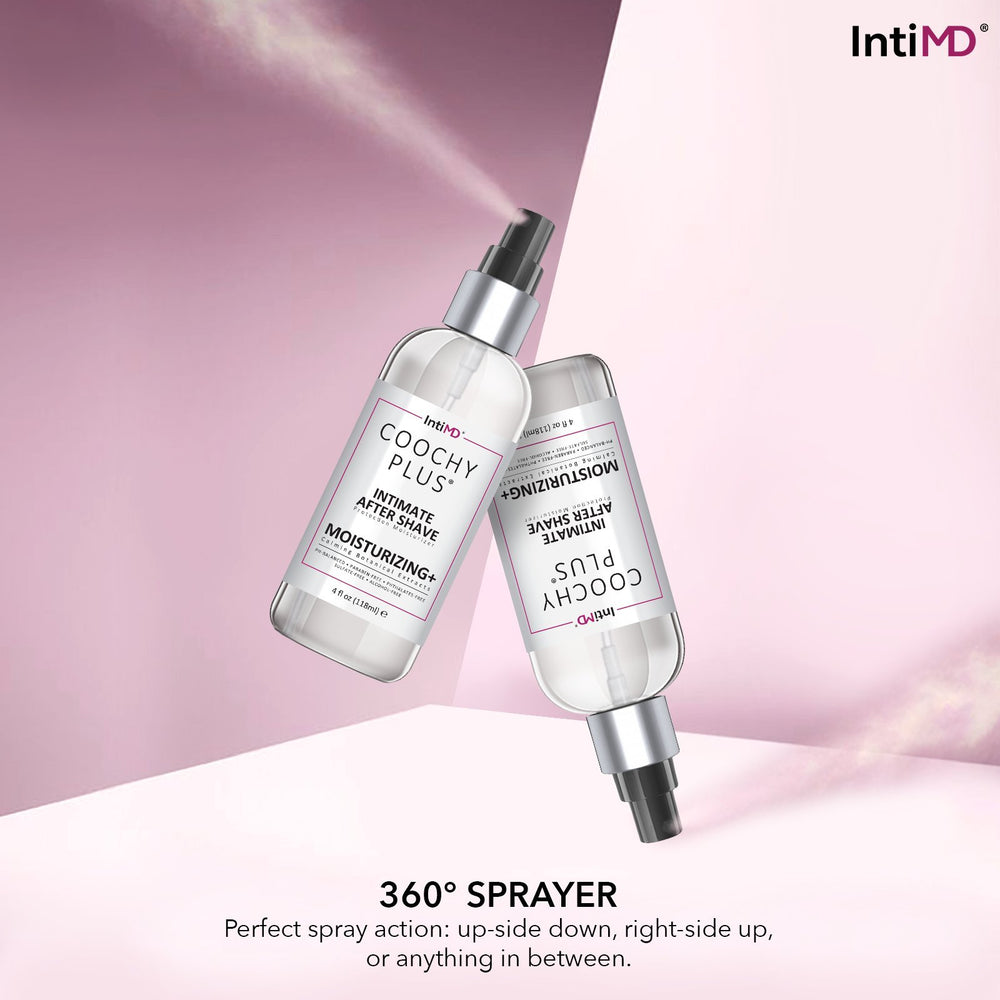 IntiMD parabens and sulfates-free claim graphic on packaging