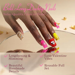 IntoVibes 3D lips nail art close-up for statement style.