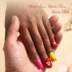 IntoVibes 3D red lips nail design creates a bold statement.