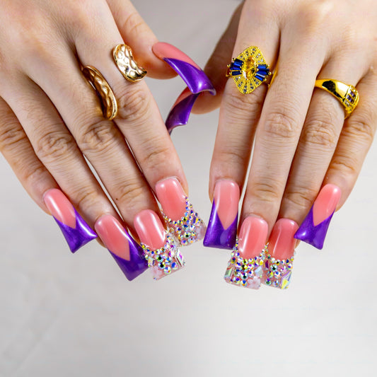 IntoVibes AB crystal shine rhinestones add sparkle for party-ready nails.