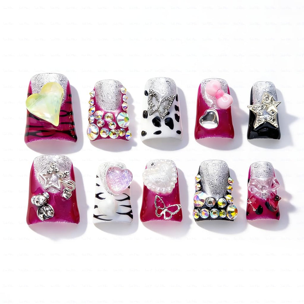 IntoVibes duck nails pack cover showing chic short duck shape for everyday wear