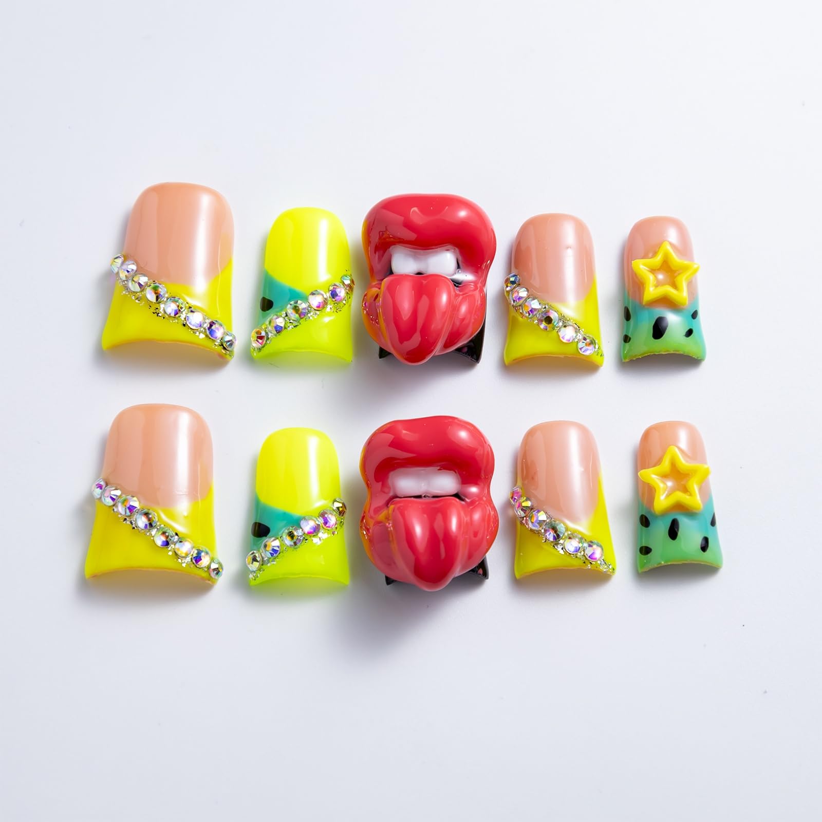 IntoVibes duck nails short pack highlighting a stylish duck shape for daily wear