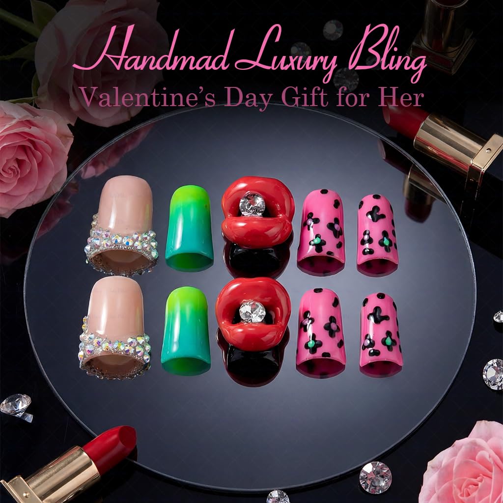 IntoVibes duck-shape nails with leopard print for bold fashion moments.