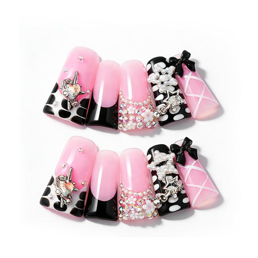 IntoVibes duck-shape nails long for bold, fashion-forward statement nails