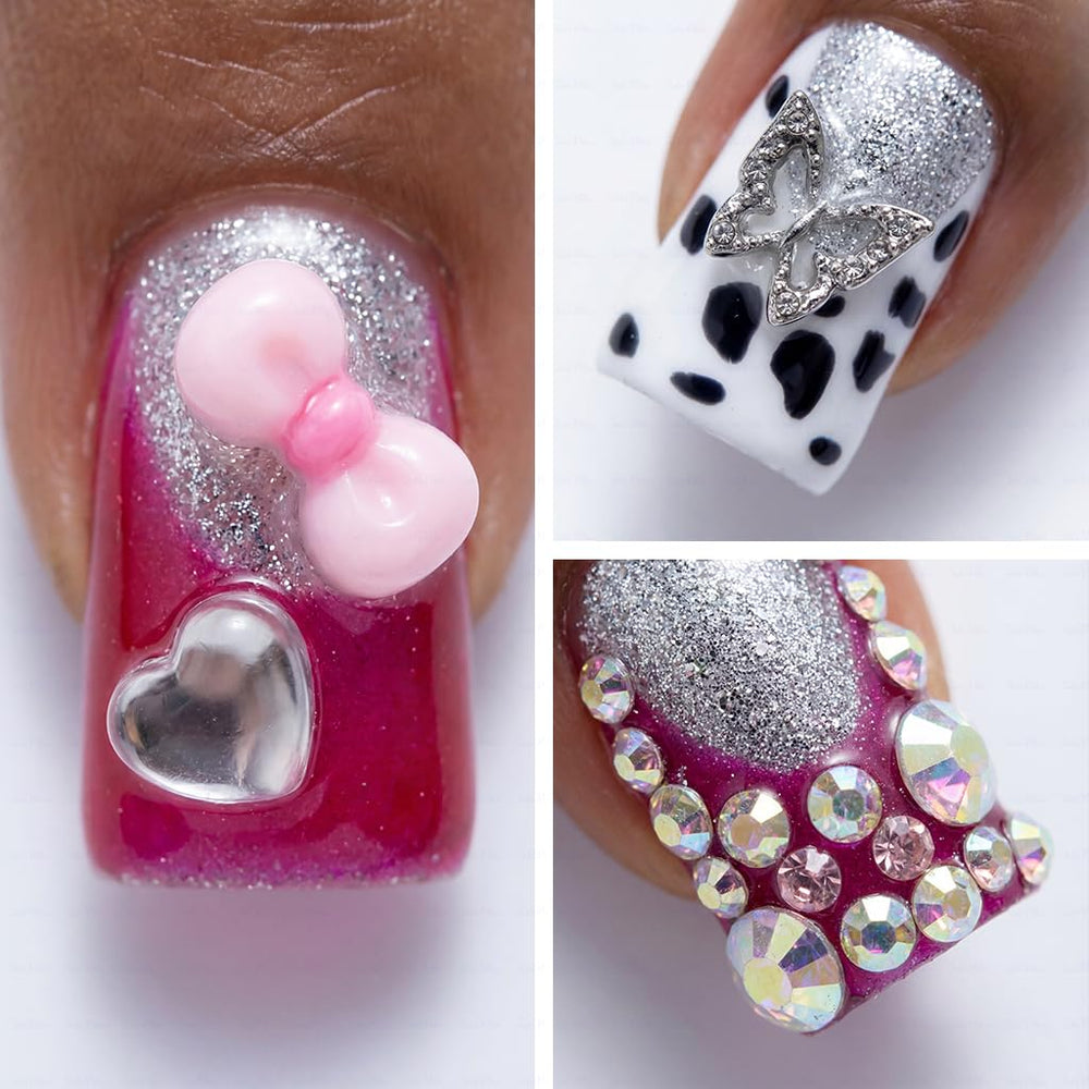 IntoVibes nails featuring butterflies and stars for whimsical style