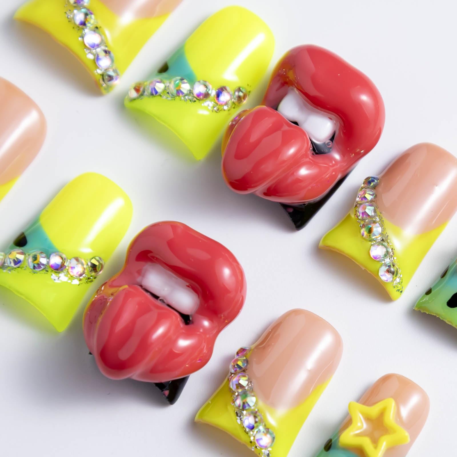 IntoVibes short length nails offer comfortable daily wear for typing.