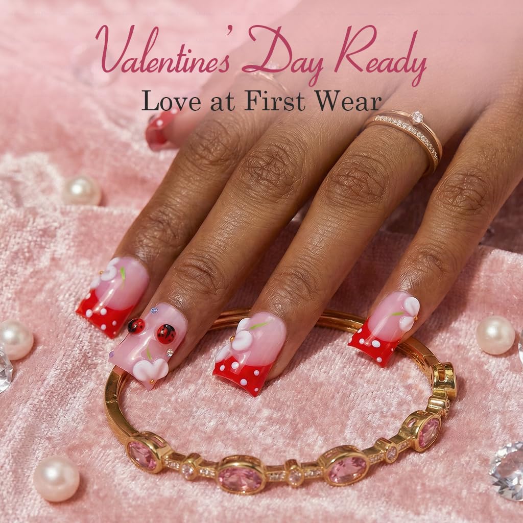 IntoVibes short press-on nails set easy to apply for quick stylish manicures