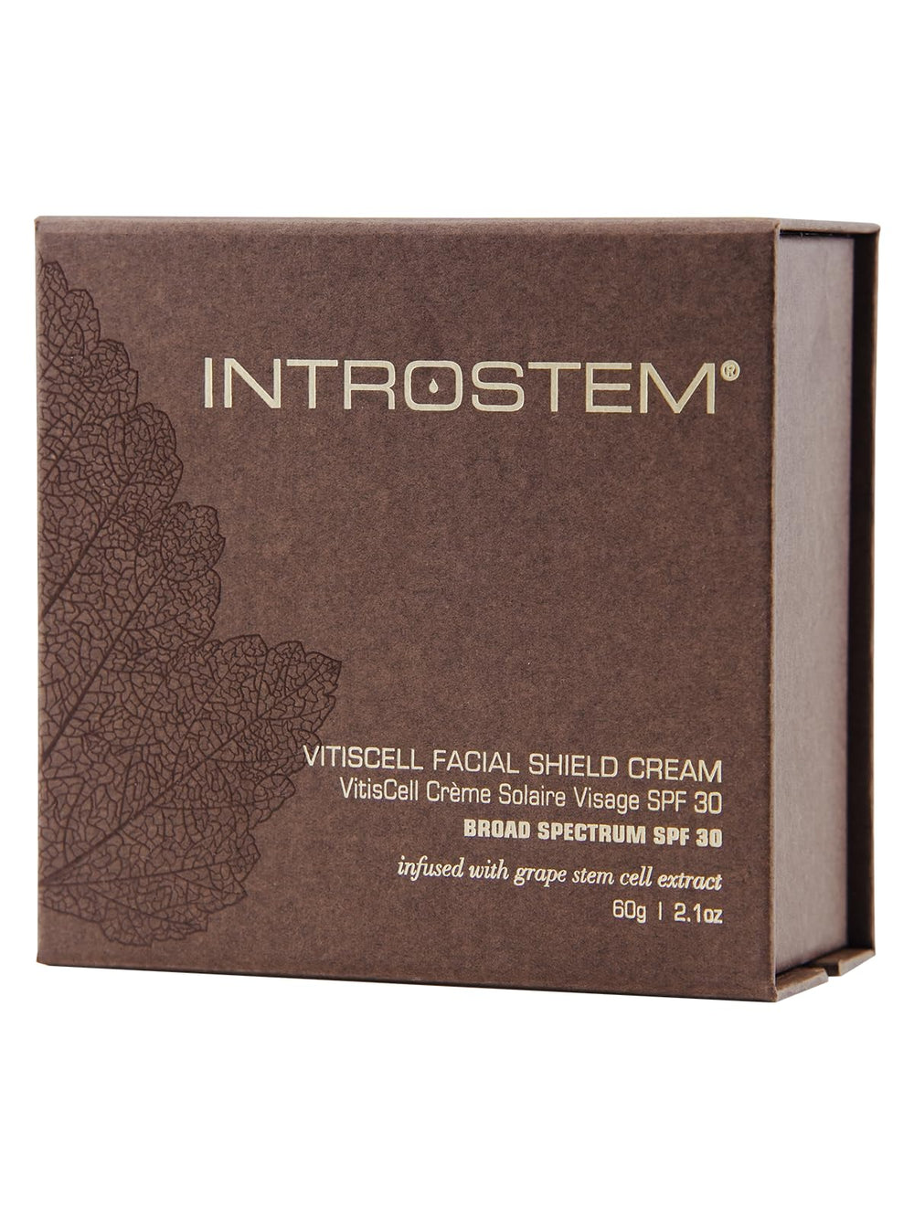 Introstem VitisCell SPF 30 cream packaging highlights sun protection.