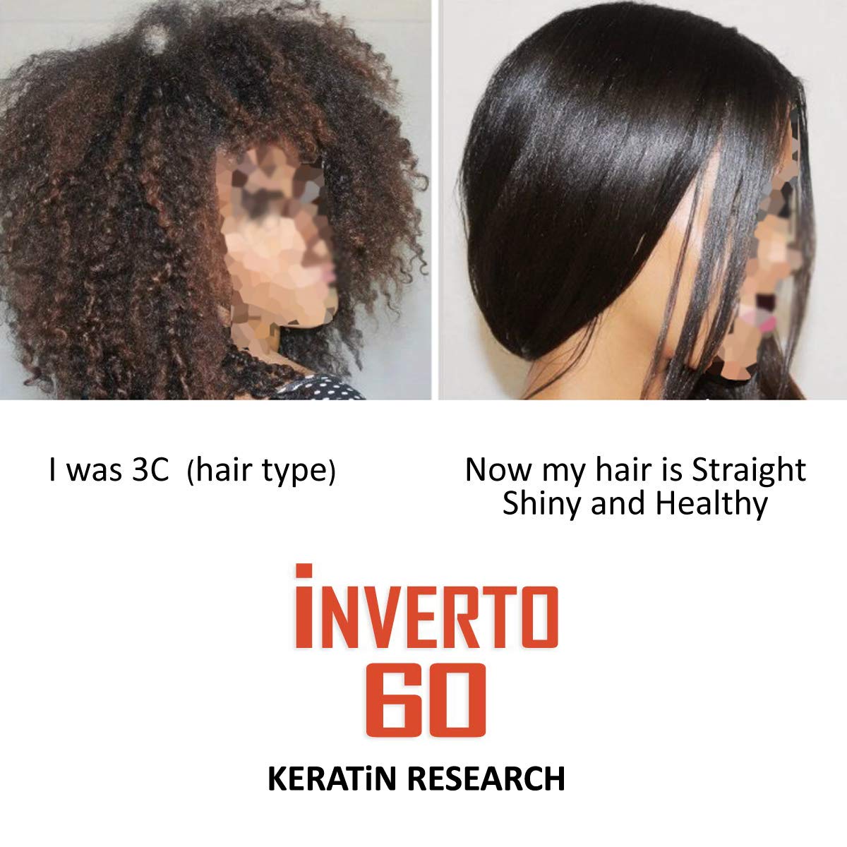INVERTO 60 finished sleek hair offers frizz-free shine and easy mornings.