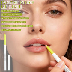 Applicator demonstrating precise edge control of Invisible Extreme Plumping Lip Liner.