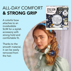 Invisibobble Bowtique Cinderella crystal-clear hair ring demonstrates comfortable snag-free use