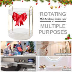 INVSSENE bathroom countertop storage for perfumes, nail polish, and skincare