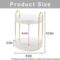 INVSSENE gold steel brackets with clear tray offer sturdy, stylish display