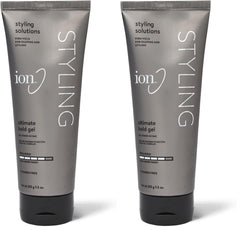 Ion Ultimate Hold Gel front view with two-pack packaging for lasting styles