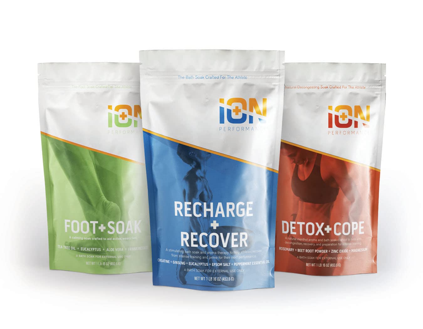 iON Zinc Detox Cope athlete recovery bath evokes calm post-workout routine
