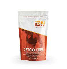 iON Zinc Detox Cope bath scene with steam suggesting decongestion and calm muscles