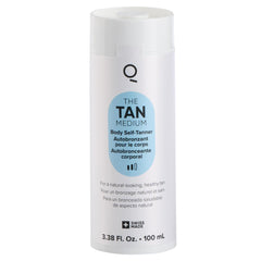 IONIQ Skincare TAN cartridge bottle shows compact at-home tanning for full-body color.