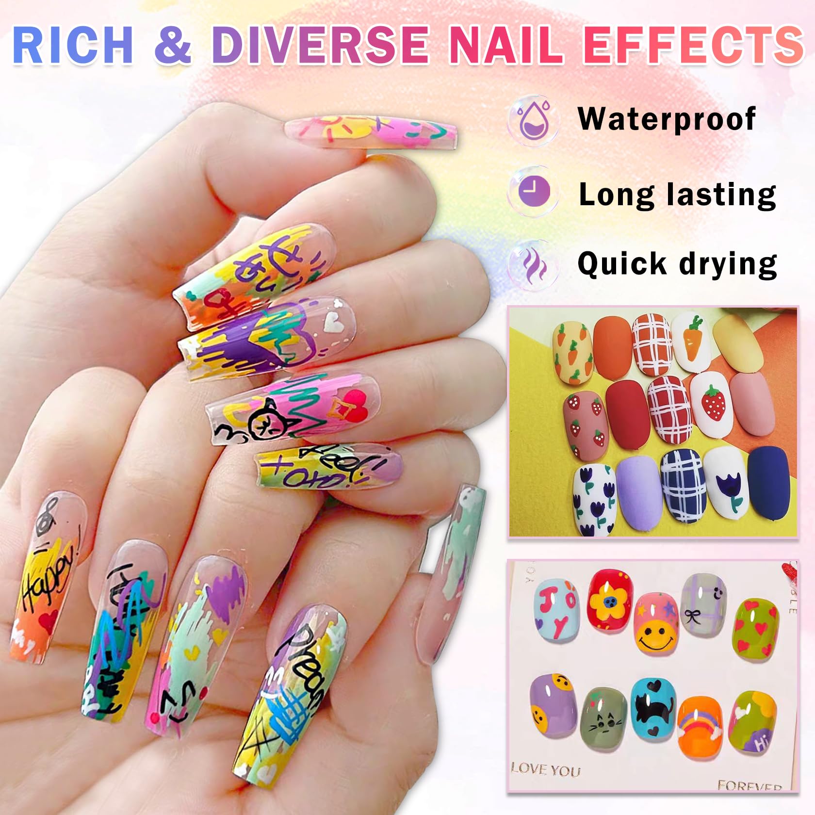 IONSGAKO 24-color collection enables versatile DIY nail art.