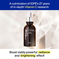 Close-up texture of IOPE serum suggests smooth, even-toned skin.