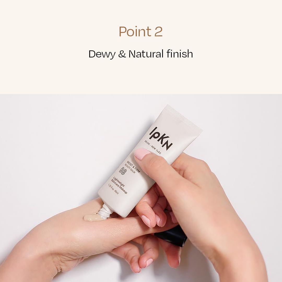 IPKN swatch on skin shows rapid absorption and matte finish.
