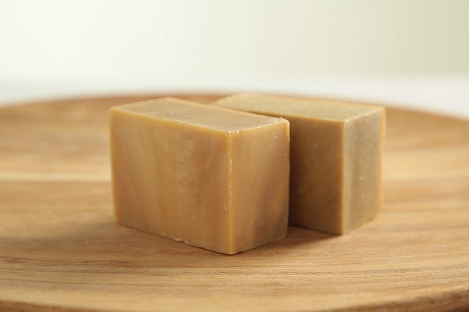 IPPINKA Rice Bran Soap being lathered to reveal creamy foam and mild cleansing.