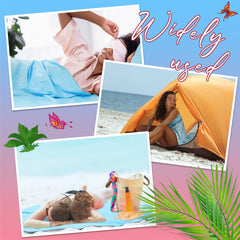 Irenare Sleep Sack with large face pillowcase supports relaxed positioning during tanning
