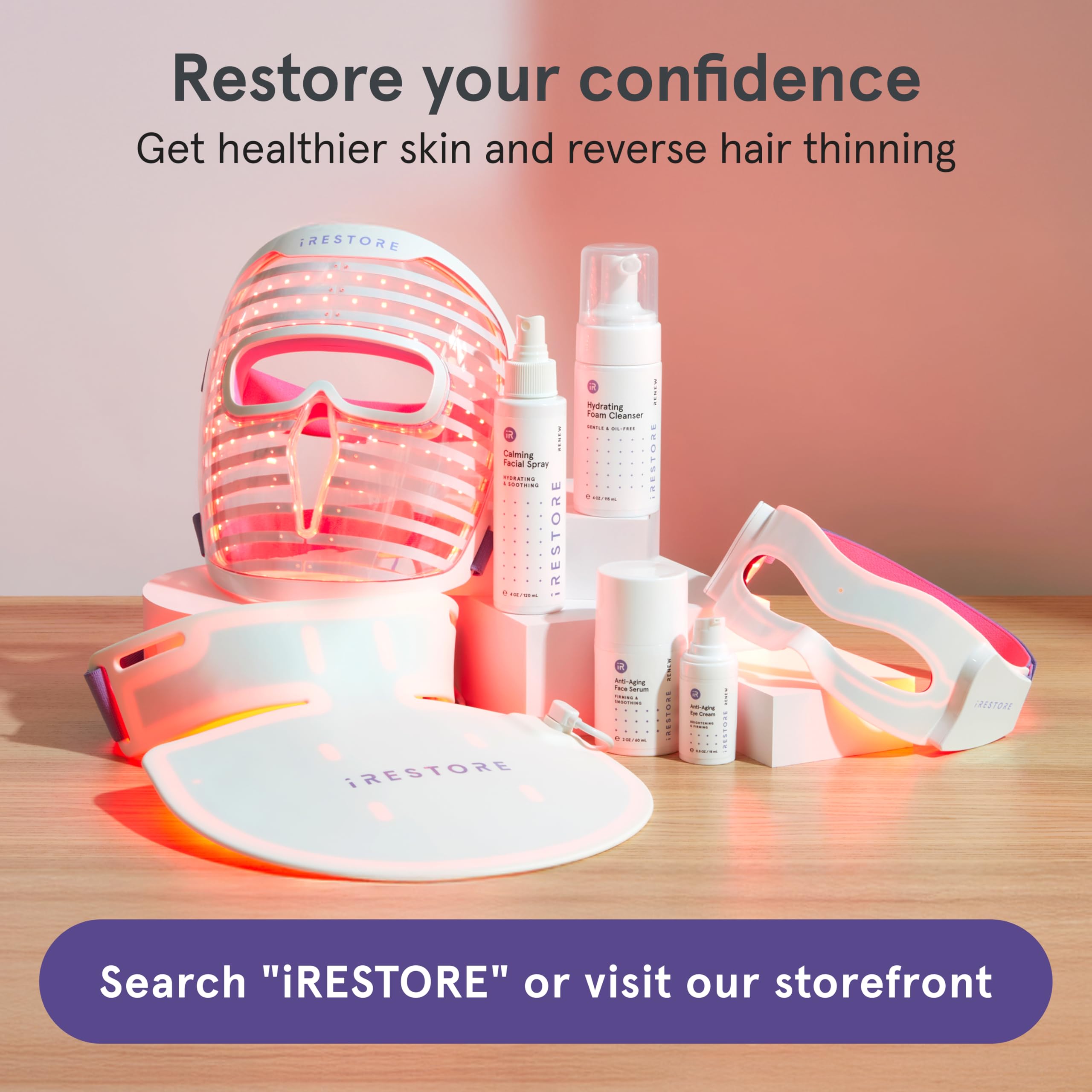 iRestore eye mask shows potential results with consistent use.