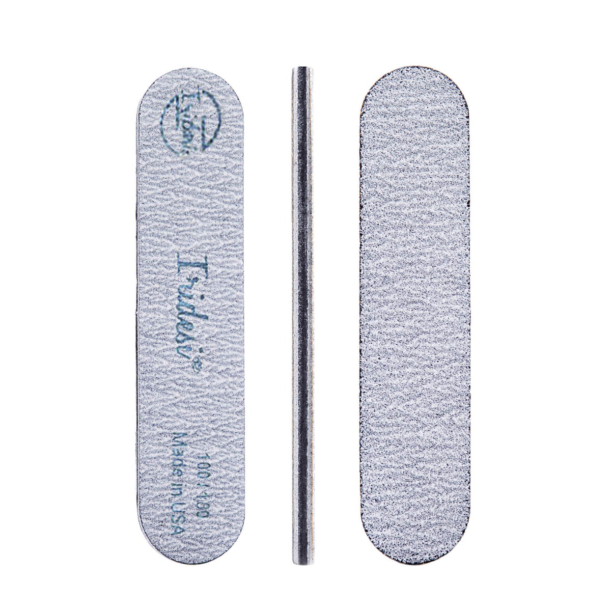 Iridesi mini zebra nail file with 100/180 grit for versatile nail shaping