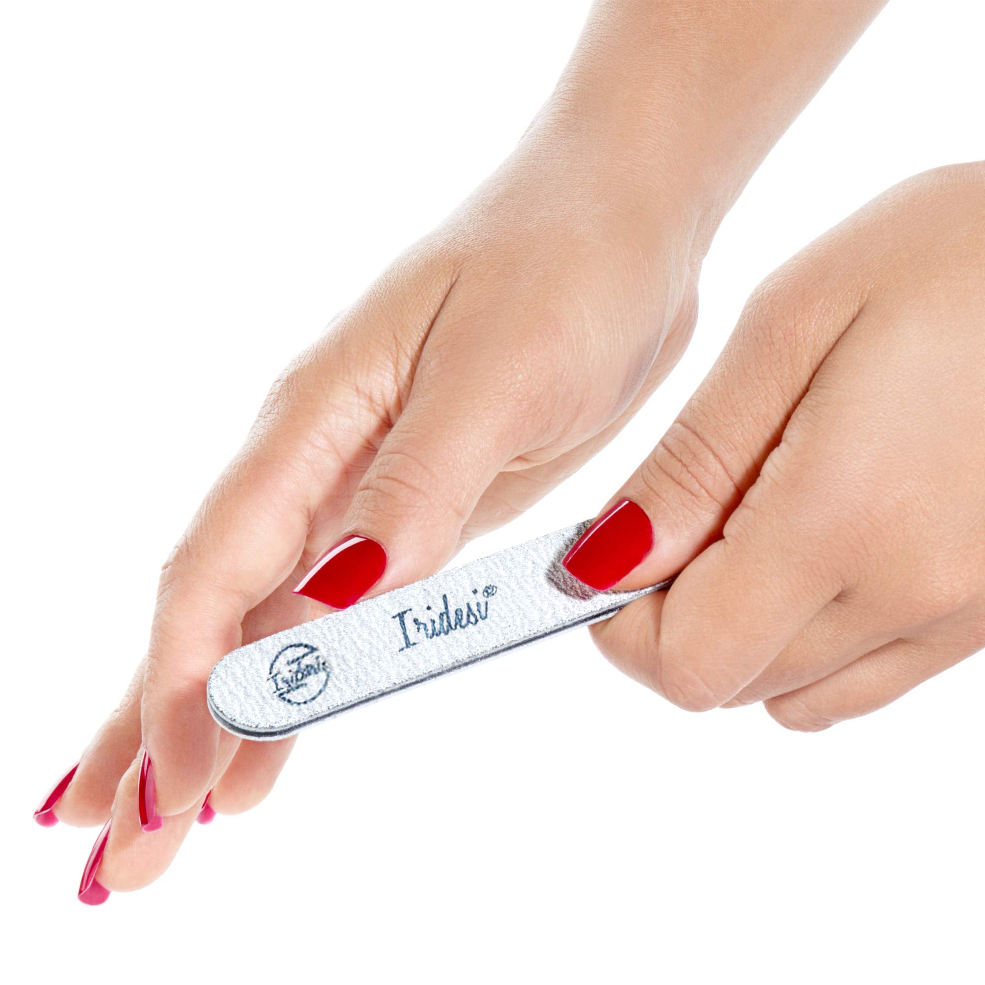 50-pack Iridesi nail files for home or salon use