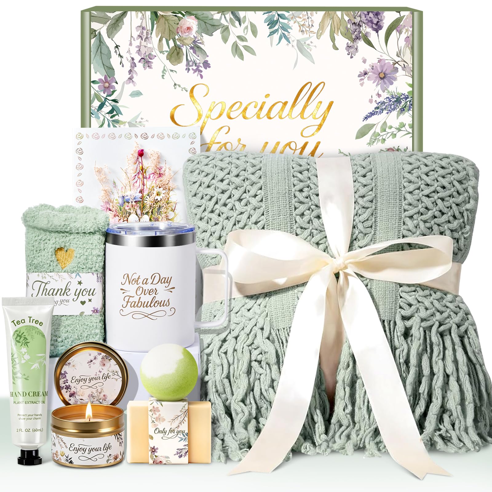 IRINXL birthday spa gift box packaging highlights a gift-ready presentation for her