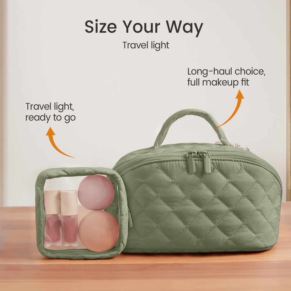 IrisCargo Toiletry Bag padded compartments cushion bottles in transit