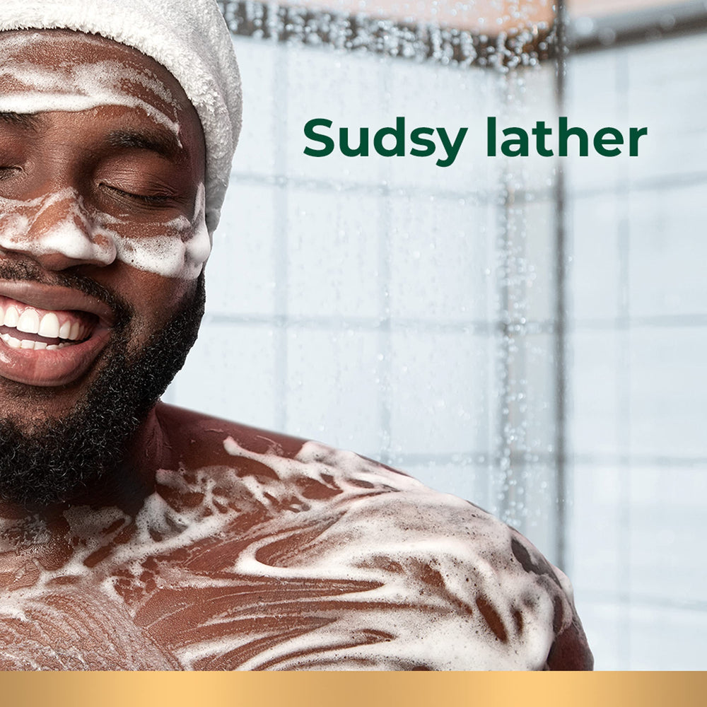 Irish Spring Active Scrub mens shower scene evokes a fresh outdoor routine